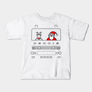 Dennis classic 1980s British fire engine Christmas special edition Kids T-Shirt